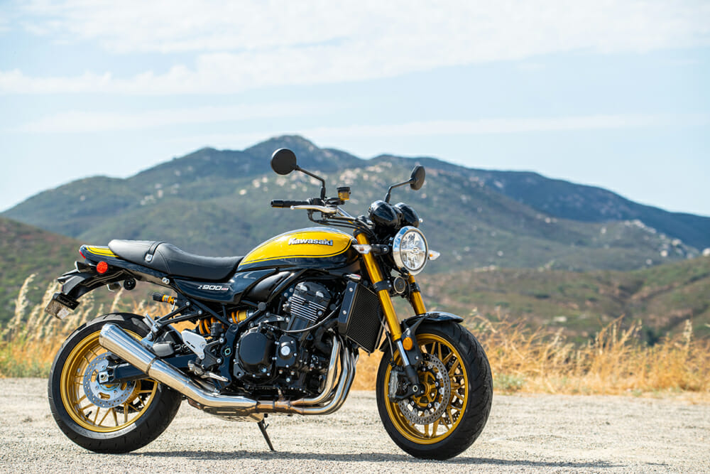 Retro Yellow Ball Kawasaki Z900RS SE selling fast