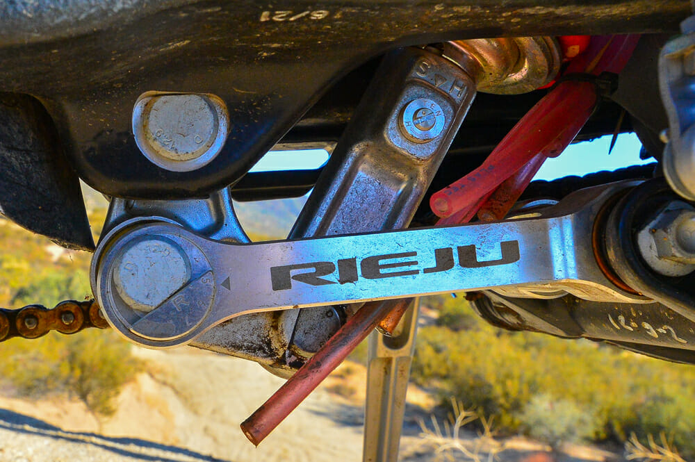 2022 Rieju MR Ranger shock linkage