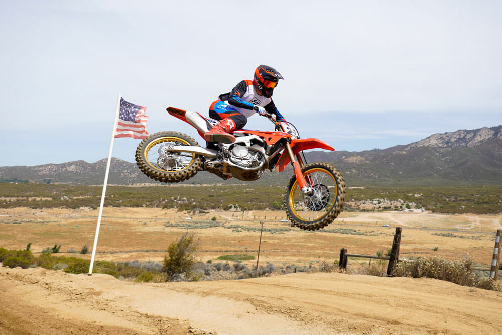 2023 Honda CRF450R action