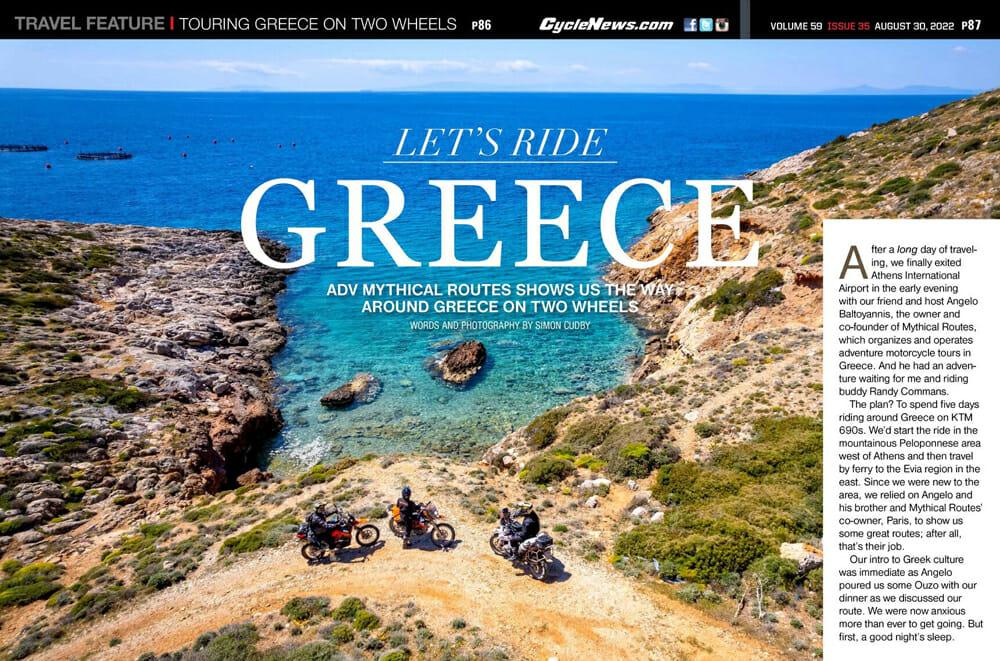 Touring Greece on Two Wheels with ADV Mythical Routes