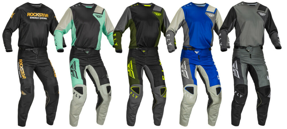 Fly Racing 2023 Kinetic Jet Grey/Dark Grey/Black Adult Moto Gear Set - Pant and Jersey Combo並行輸入