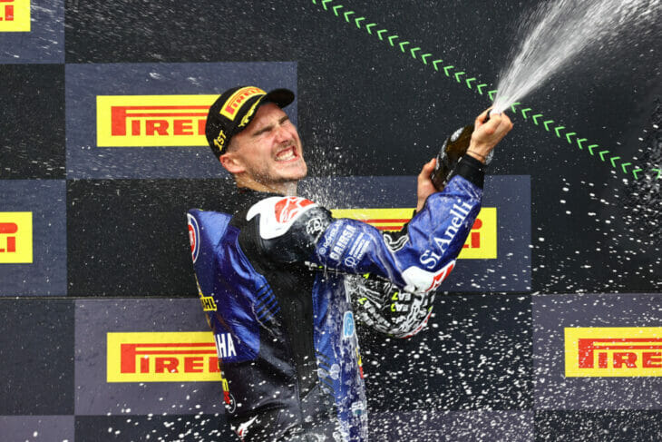 2022 French WorldSBK Results Baldassarri wins race one