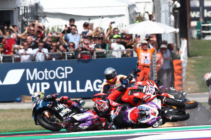 2022 San Marino MotoGP News and Results crash