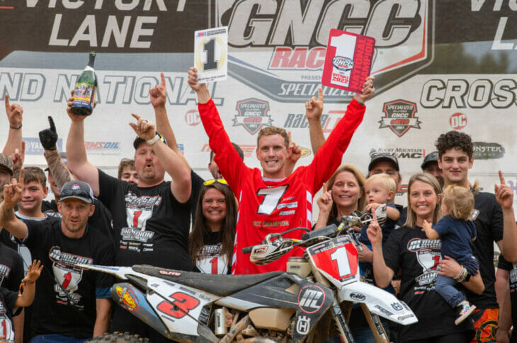 Jordan Ashburn at 2022 Burr Oak GNCC