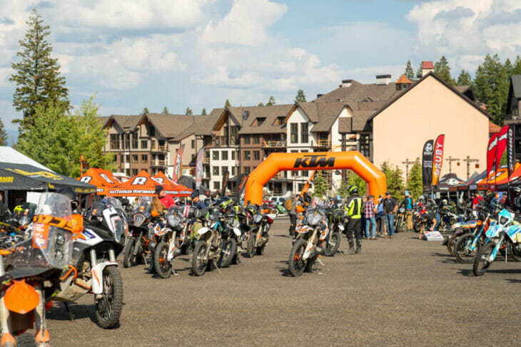KTM Adventure Rally at Tamarack Ski resort