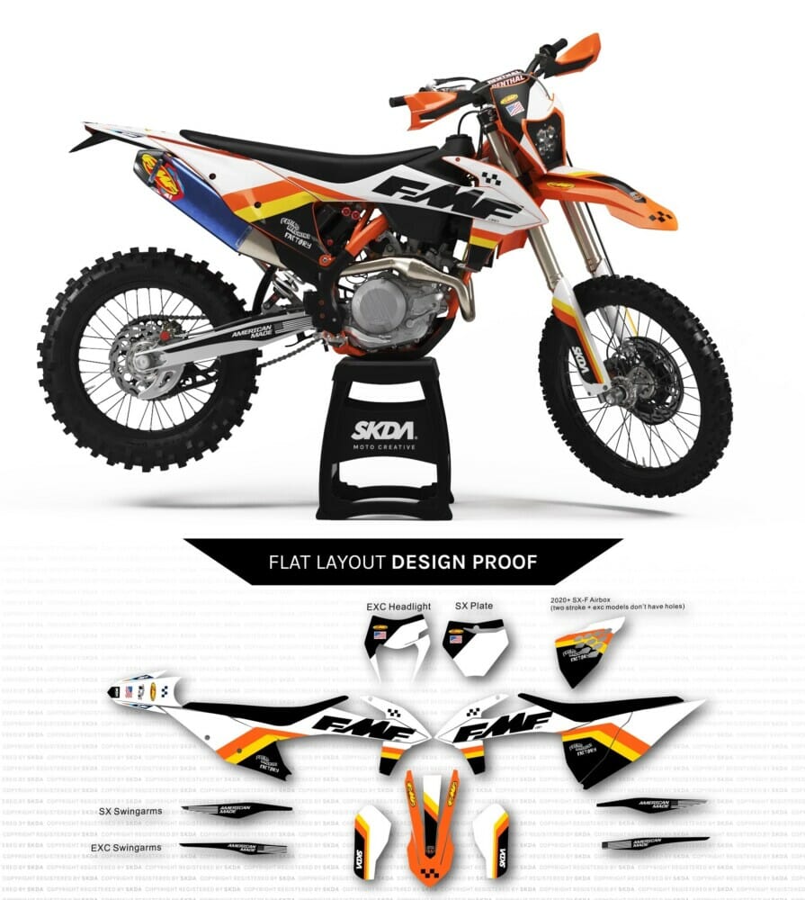 KTM FMF Graphics Kit