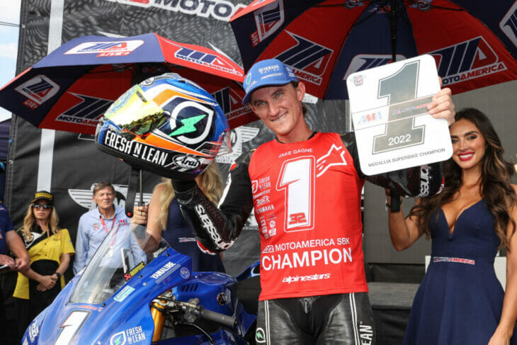 2022 Barber MotoAmerica Gagne champion