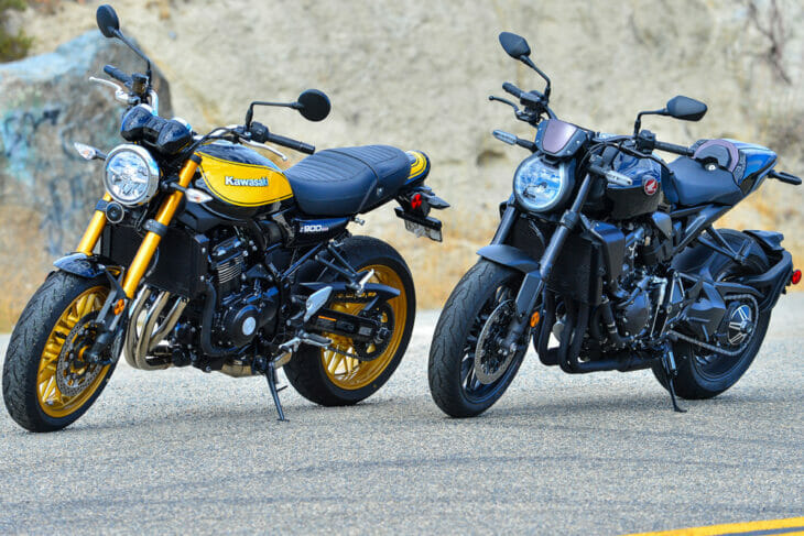 Kawasaki Z900RS SE vs. Honda CB1000R Black Edition Comparison