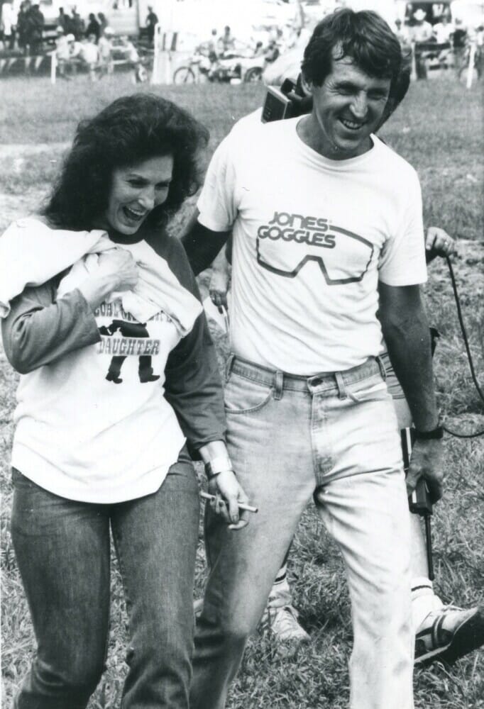 Loretta Lynn and Dave Coombs at the ranch