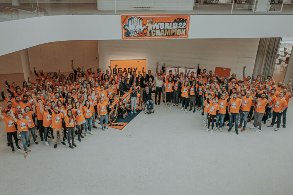 KTM Family Honors MX2 Motocross World Champion Tom Vialle in ...