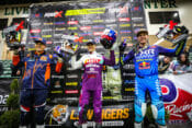 2022 EnduroCross Reno Results Mens championship overall podium with Jonny Walker Trystan Hart and Cody Webb