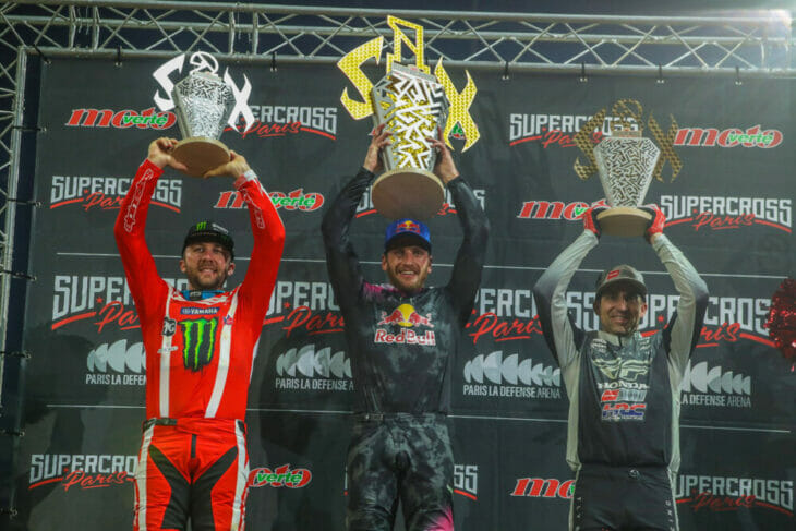 2022 Paris Supercross results 450 Ken Roczen Eli Tomac and Justin Brayton