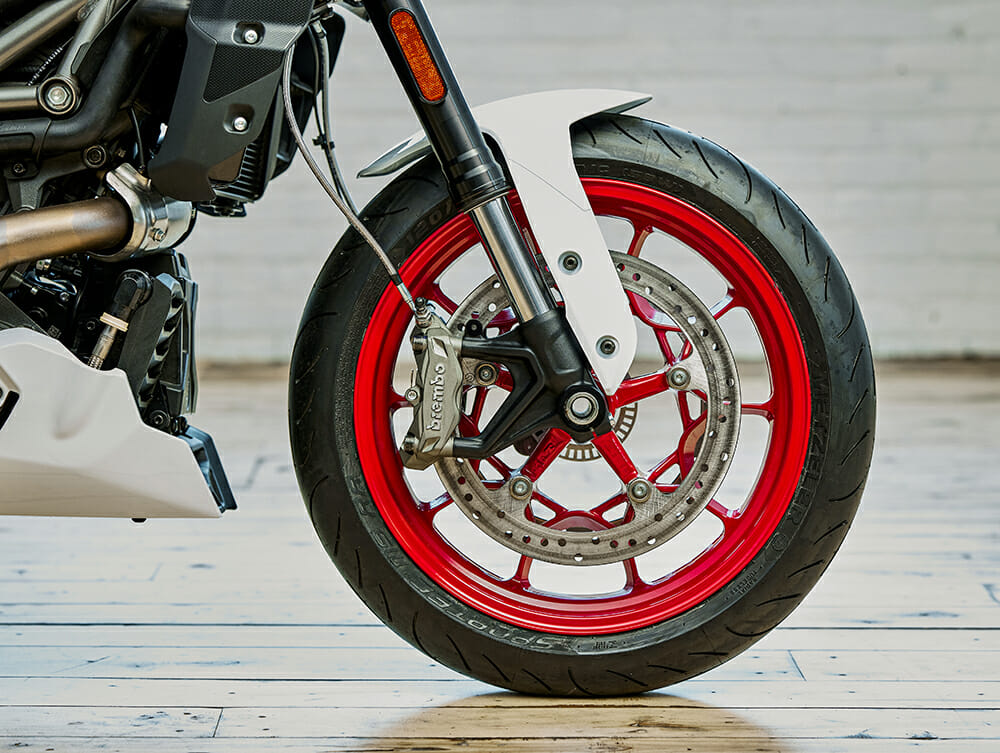 2023 Indian FTR Sport front wheel
