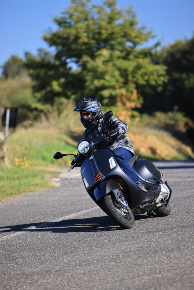 Vespa GTS 300 country cruising