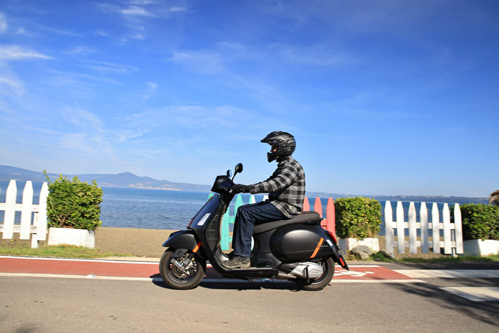 Vespa GTS 300 in Rome