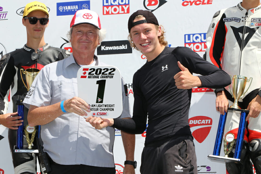 Colin Fraser and 2022 Pro-AM Lightweight Amateur Bryce DeBoer