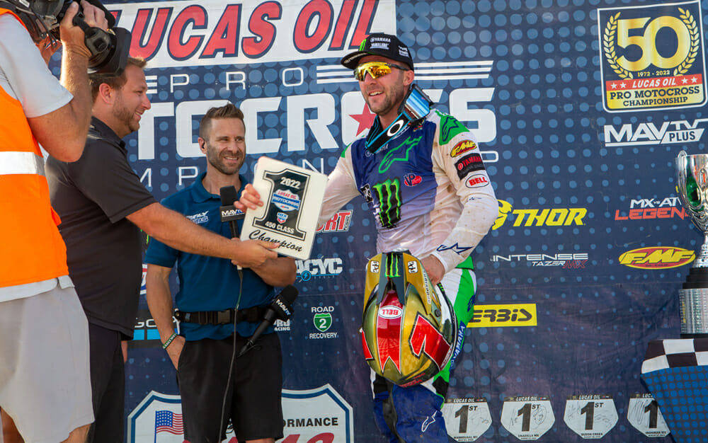 Eli Tomac 2022 MX Champion