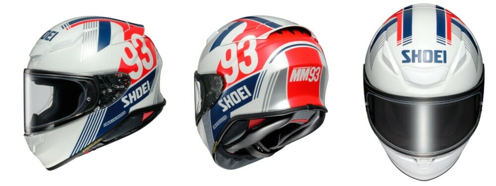 Shoei RF-1400 MM93 Retro TC-10 Helmet