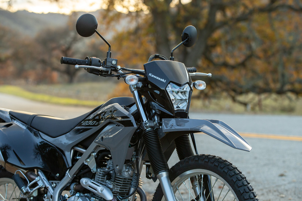2023 Kawasaki KLX230 S front