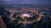 Rendering of Harley-Davidson The Hub public park