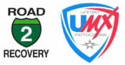 Road 2 Recovery and United Motocross logos