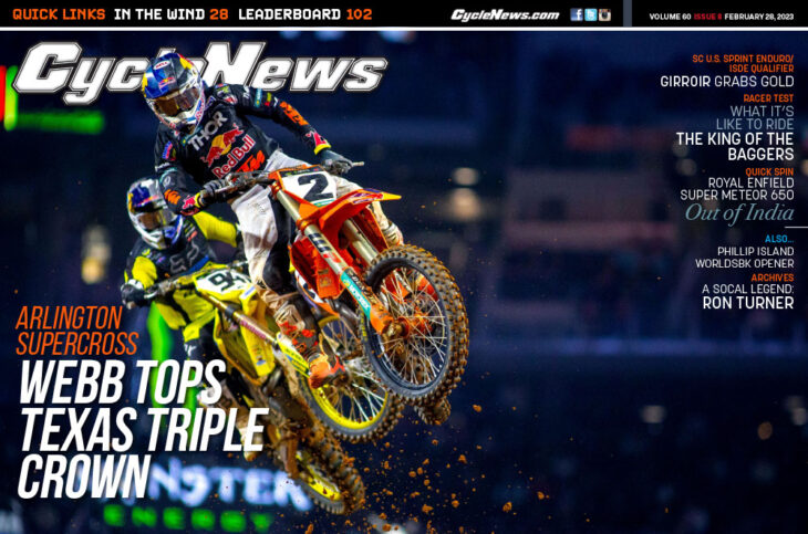 Cycle News 2023 Issue 8 cover