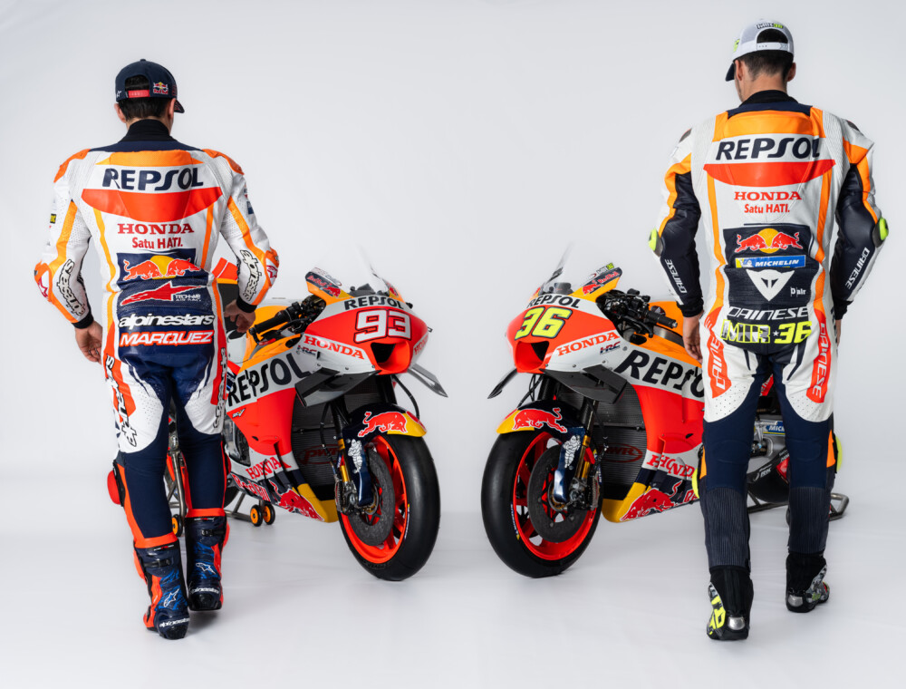 Marc Marquez and Joan Mir 2023 Repsol Honda Team