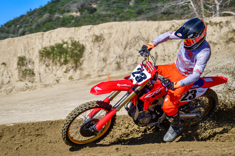 2023 Honda CRF450R action