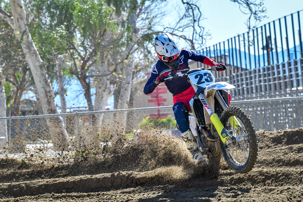 2023 Husqvarna FC 450 action