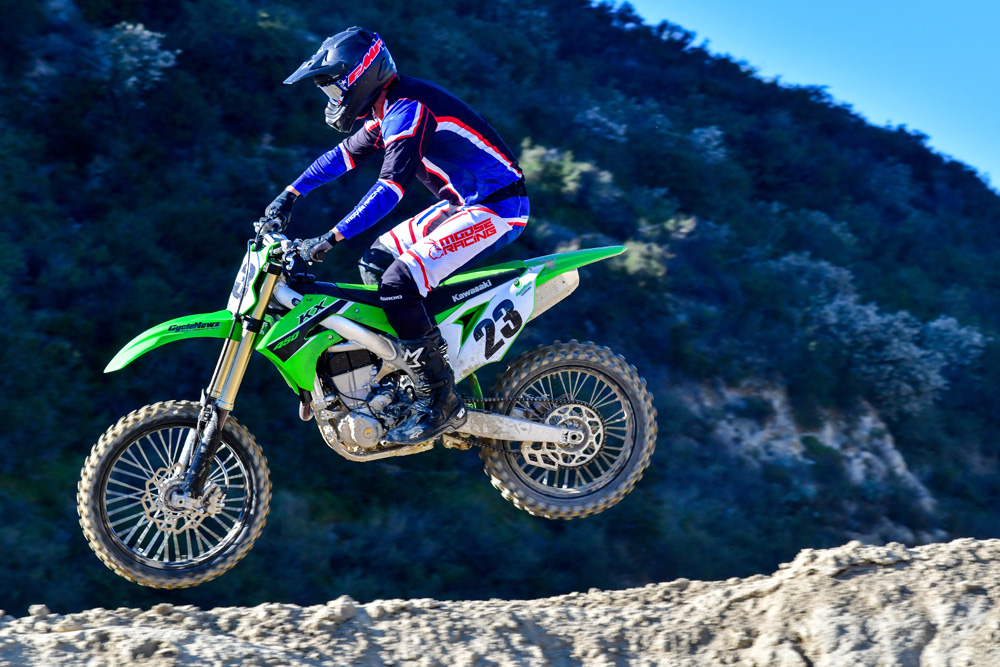 2023 Kawasaki KX450 action