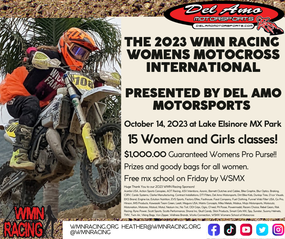 2023 Womens Motocross International on October 14th
