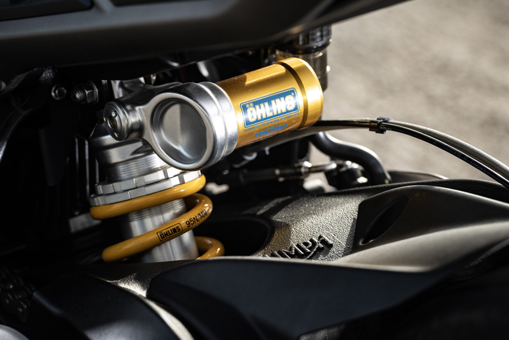 2024 Triumph Street Triple 765 RS Ohlins shock