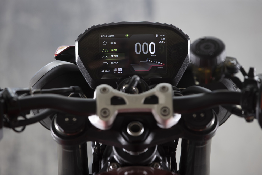 2024 Triumph Street Triple 765 RS dash