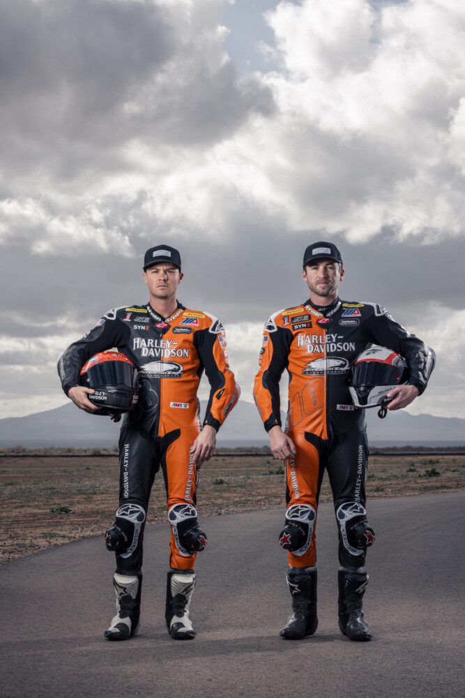 H-D Factory Team Kyle Wyman and Travis Wyman