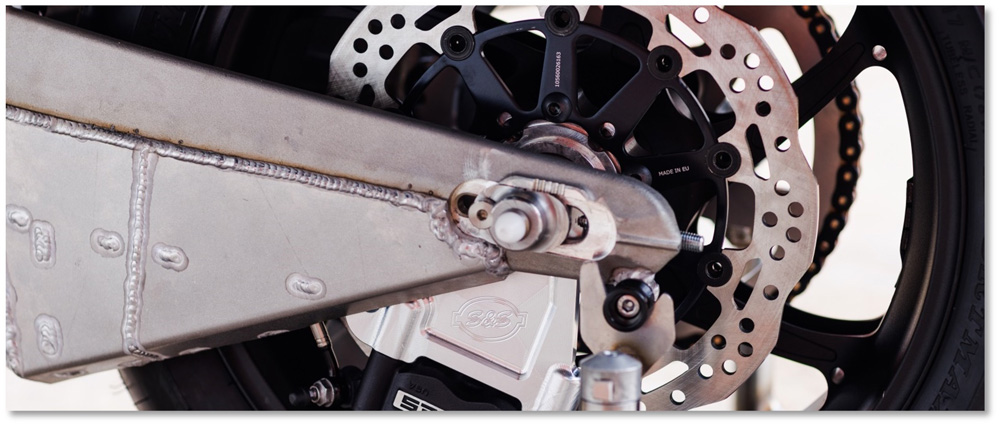 King of The Baggers Indian Challenger swingarm
