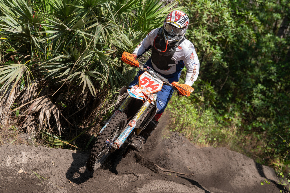 Steward Baylor at 2023 Wild Boar GNCC