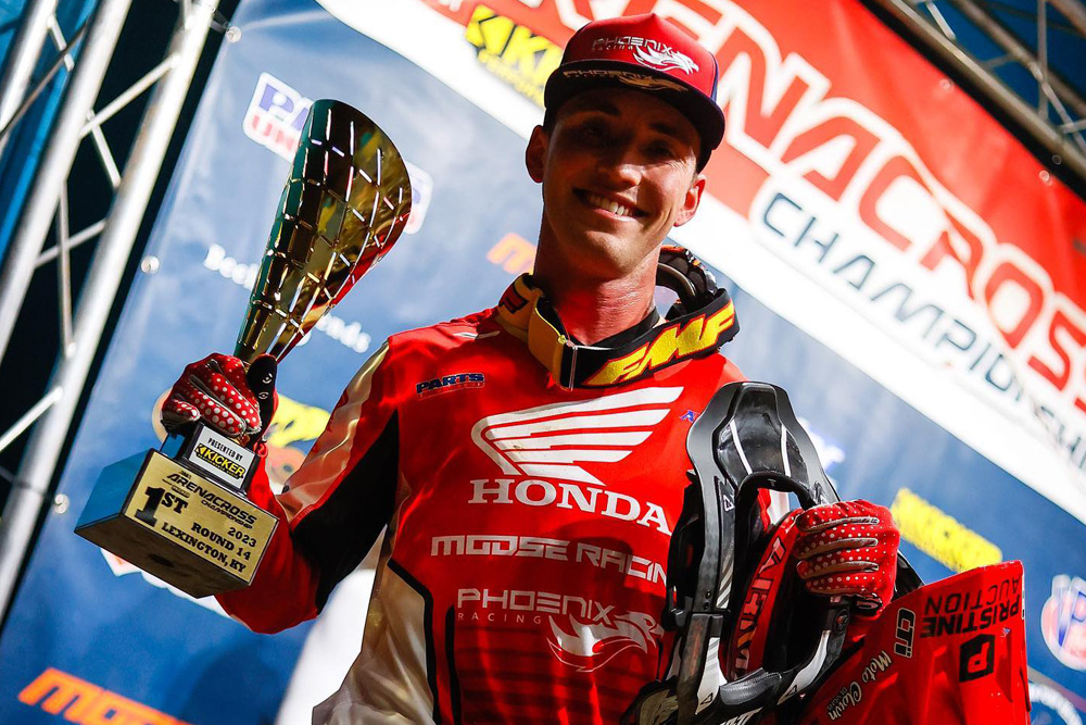 2023 Arenacross champion Kyle Peters