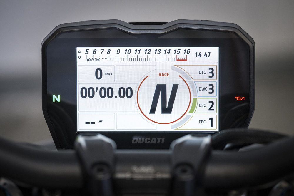 2023 Ducati Streetfighter V4 S Dovi Dash