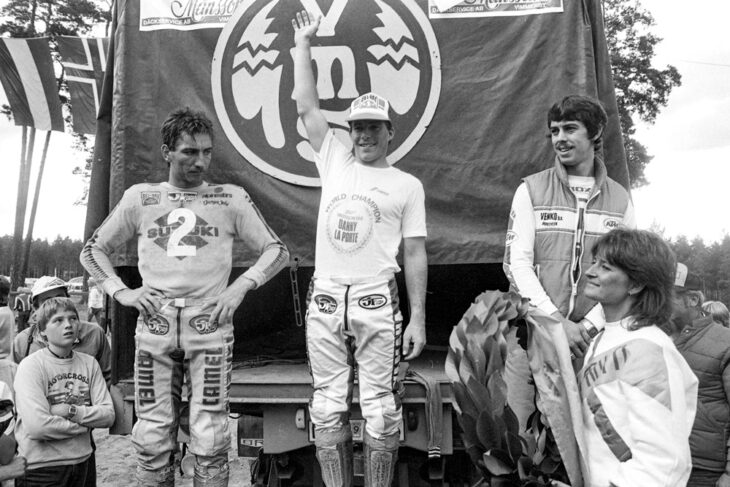 (L to R) Georges Jobe, Danny LaPorte, Kees van der Ven
