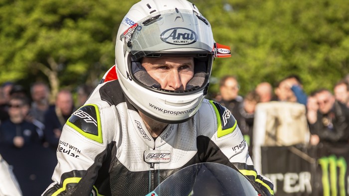 Michael Evans at Isle of Man TT Races
