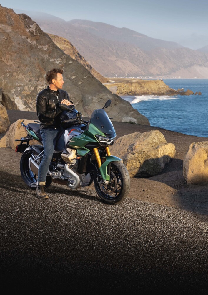 Moto Guzzi V100 Mandello Campaign video "On To The Next Journey" featuring Ewan McGregor