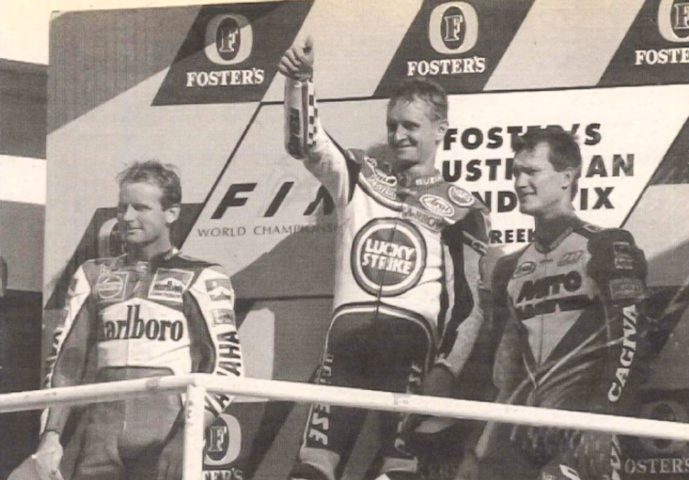 1993 Australian 500cc MotoGP podium