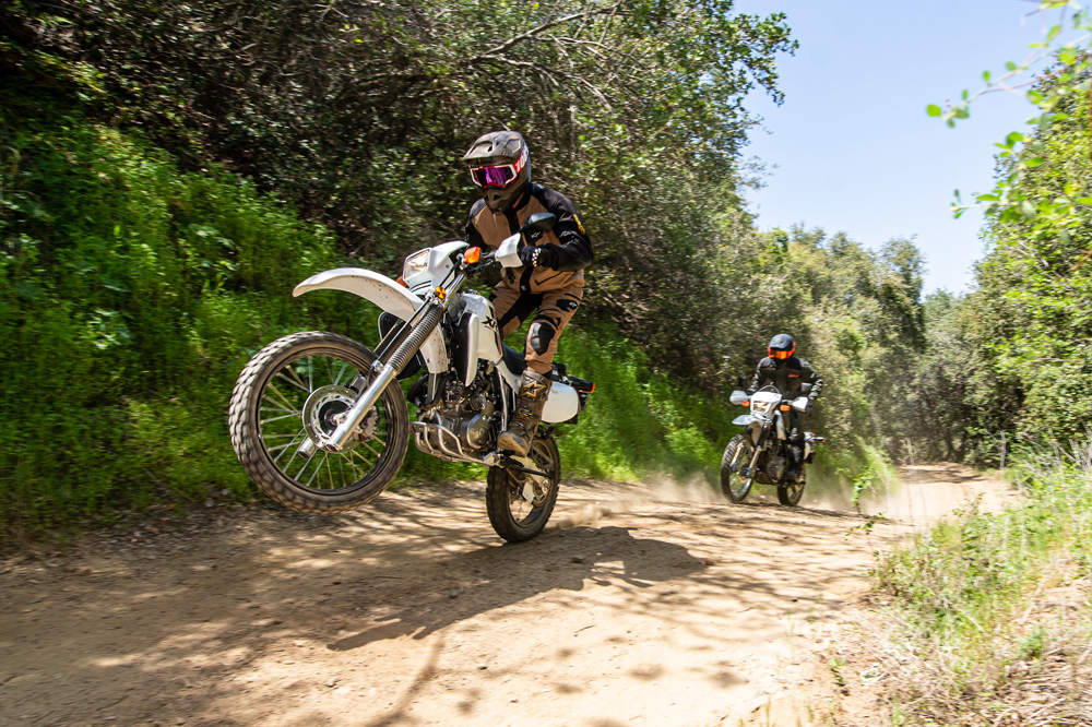 2023 Suzuki DR650S & Honda XR650L trail riding