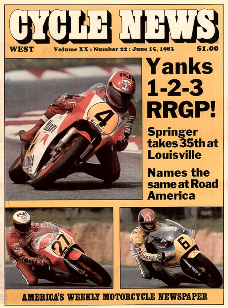 All-American podium at 1983 Austrian Grand Prix