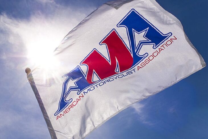 American Motorcyclist Association flag logo