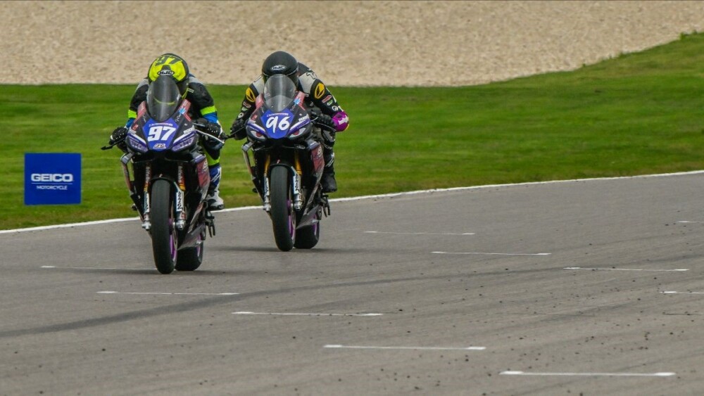 Aprilia RS 660-mounted teammates Rocco Landers and Gus Rodio