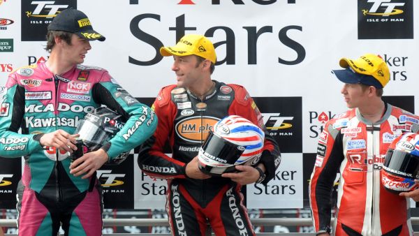 Conor Cummins TT podium 2009