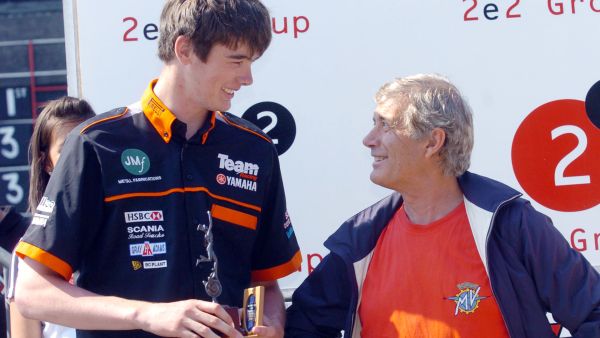 Conor Cummins and Agostini in 2006