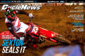 Cycle News 2023 Issue 19 Cover with Chase Sexton from the Utah Supercross