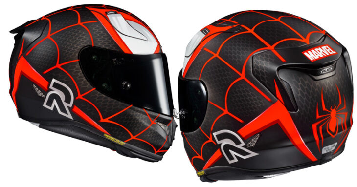 HJC RPHA 11 Miles Morales Spider-Man motorcycle Helmet